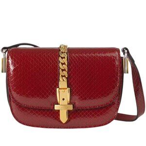 Gucci Sylvie 1969 Python Mini Shoulder Bag